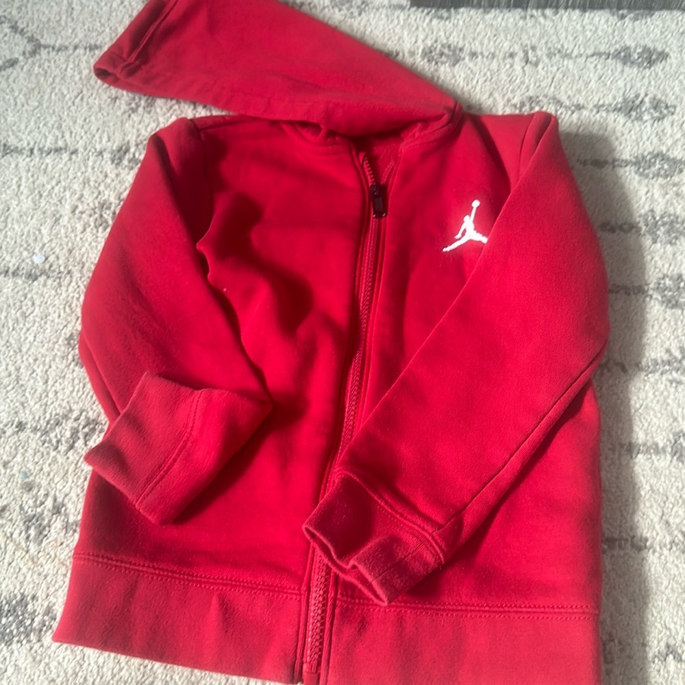Boys red Nike sweatshirts
